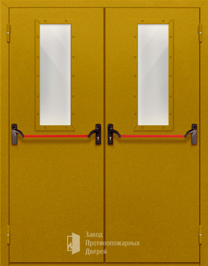 Фото двери «Двупольная со стеклом и антипаникой №65» в Красногорску