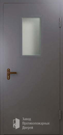 Фото двери «Техническая дверь №4 однопольная со стеклопакетом» в Красногорску
