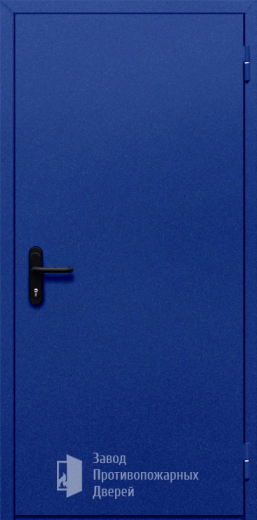 Фото двери «Однопольная глухая (синяя)» в Красногорску