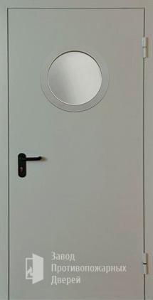 Фото двери «Однопольная с круглым стеклом EI-30» в Красногорску