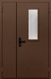 Фото двери «Полуторная со стеклом №28» в Красногорску