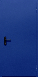 Фото двери «Однопольная глухая (синяя)» в Красногорску